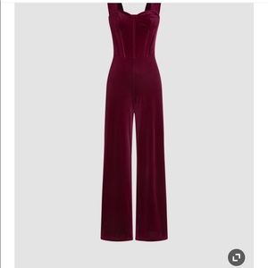 Velvet retro jumpsuit